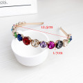 Wholesale Fashion Bling Rhinestone Glass Stone Metal Hair Jewelry Headband for Girl 2020